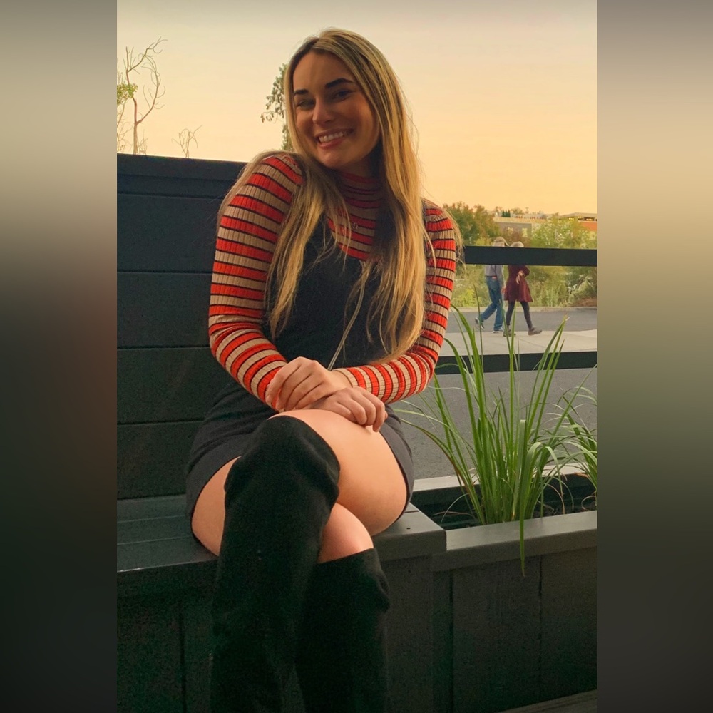 Black Zip-Up Bodycon Dress